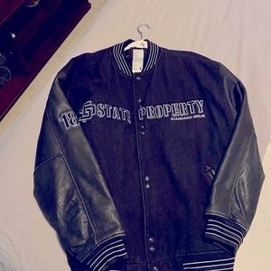 Selling my state property wool and leather jacket